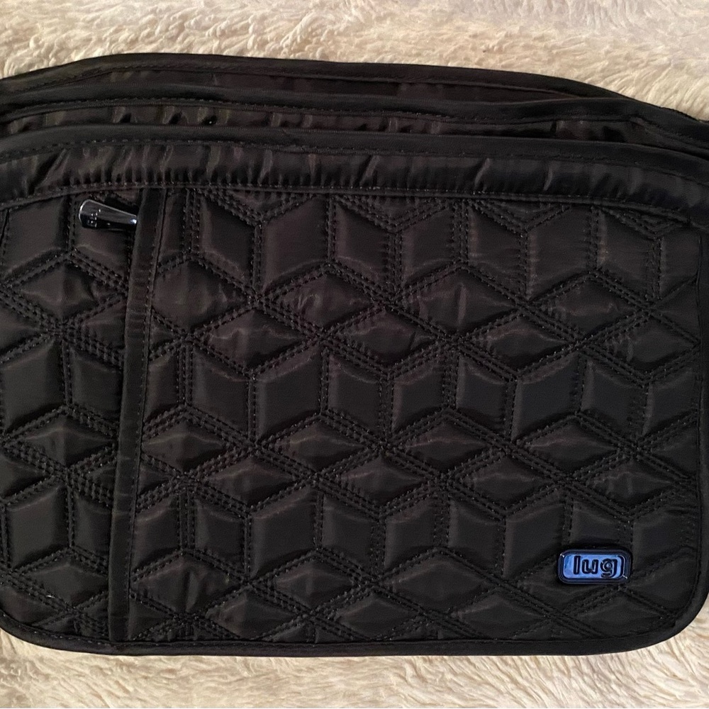 Lug Quilted Black Wings Crossbidy Bag